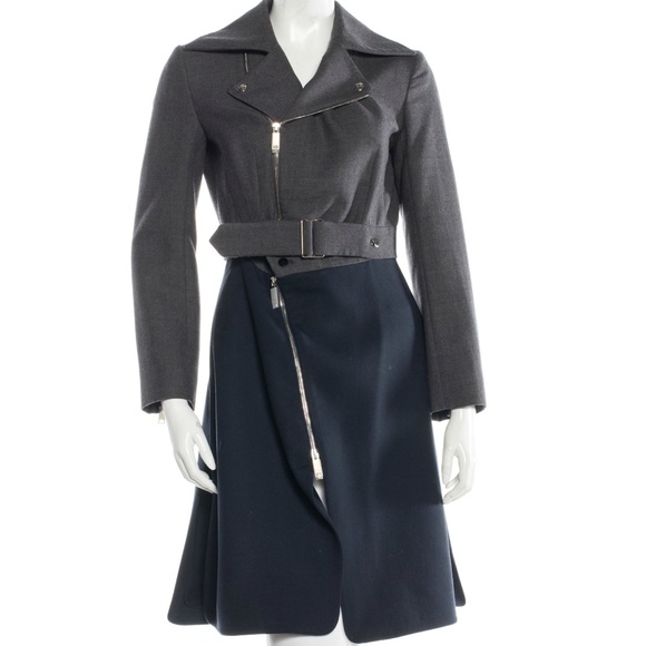 NWOT Dior Virgin Wool and Silk Lined Moto Jacket - Picture 2 of 6